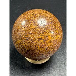 Natural Elephant Skin Miriam Jasper Sphere 61.4mm 324g Healing Crystal Stone